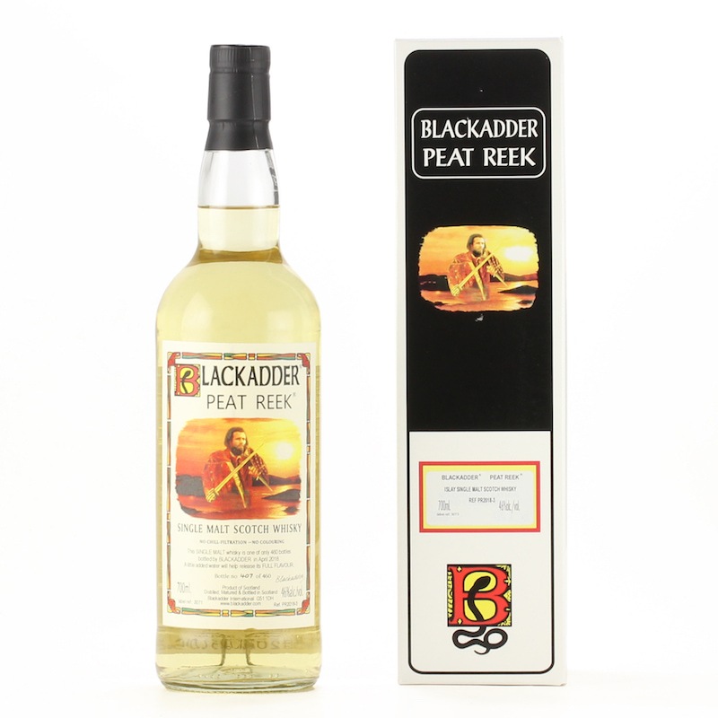 BLACKADDER PEAT REEK ISLAY SINGLE MALT SCOTCH WHISKY Cask Ref: PR 2018-3 46%