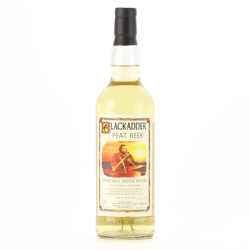 BLACKADDER PEAT REEK ISLAY SINGLE MALT SCOTCH WHISKY Cask Ref: PR 2018-3 46%