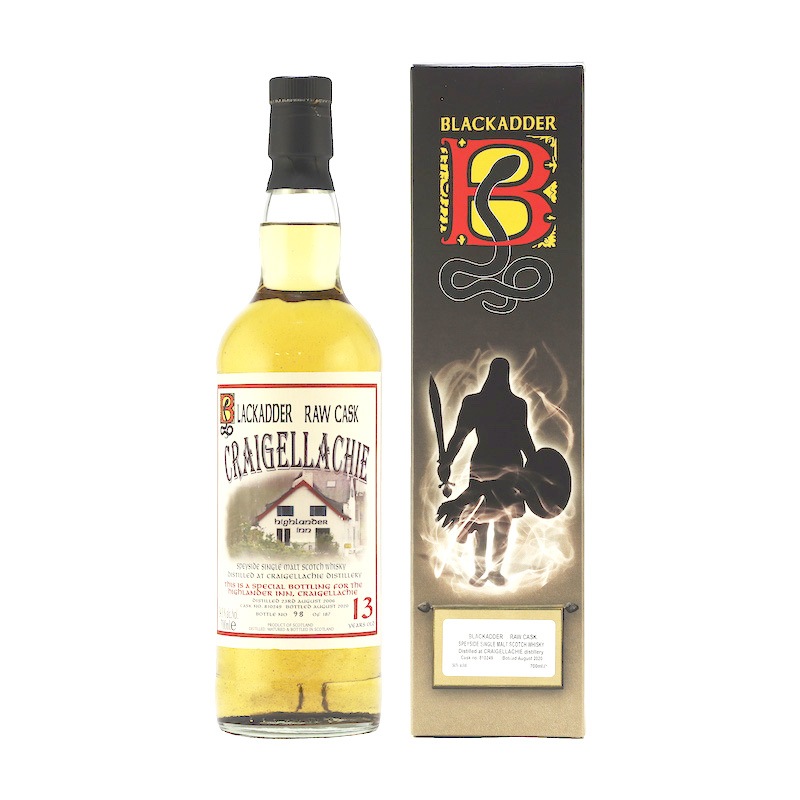 BLACKADDER RAW CASK CRAIGELLACHIE HIGHLANDER INN EDITION 2006 13YO CASK  NO.810249 54.9%