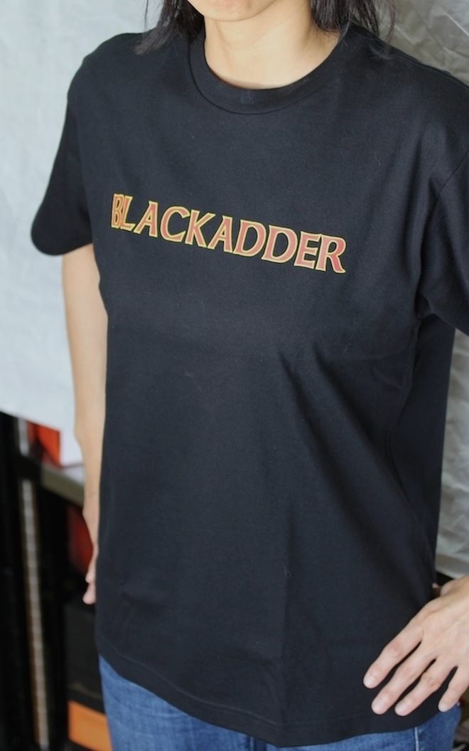 BLACKADDER T-SHIRT BLACK S
