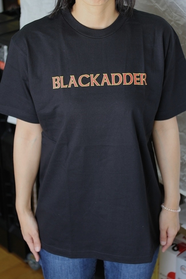 BLACKADDER T-SHIRT BLACK L