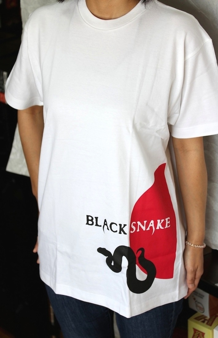 BLACKADDER BLACKSNAKE T-SHIRT WHITE L