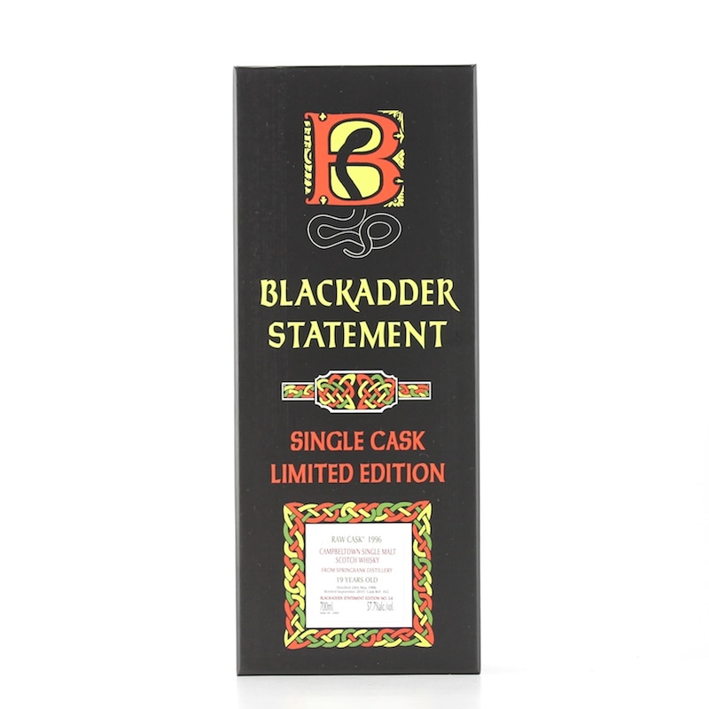 BLACKADDER STATEMENT NO.14 RAW CASK SPRINGBANK SHERRY CASK 1996