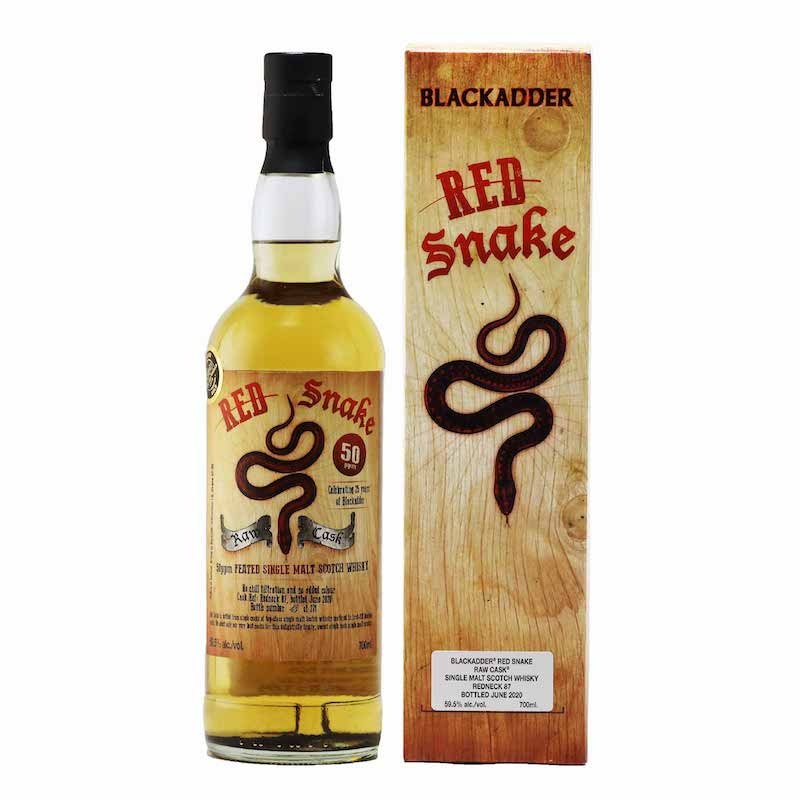 【箱に傷あり】BLACKADDER RED SNAKE RAW CASK Cask Ref: Redneck 87 50ppm CELEBRATING 25 YEARS OF BLACKADDER 59.5 %