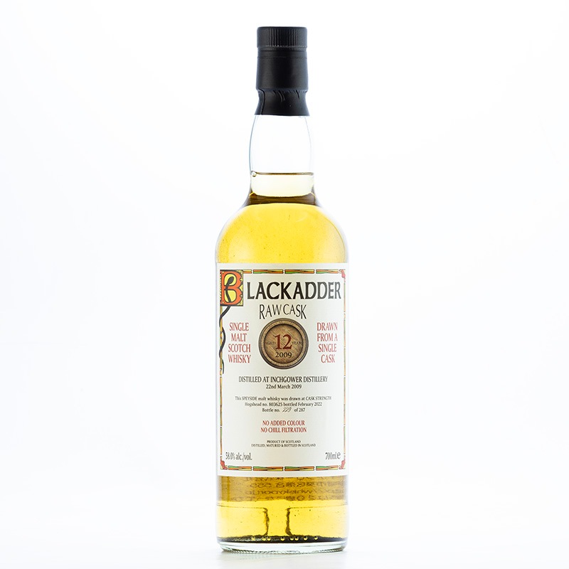 【箱キズ】BLACKADDER RAW CASK INCHGOWER 2009 12YO HHD Cask No:803625 58%