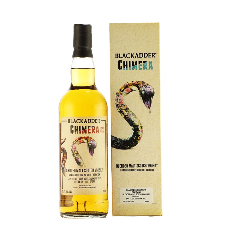 BLACKADDER BLENDED MALT SCOTCH WHISKY RAW CASK CHIMERA Cask Ref: CH 1-2022 59.2%