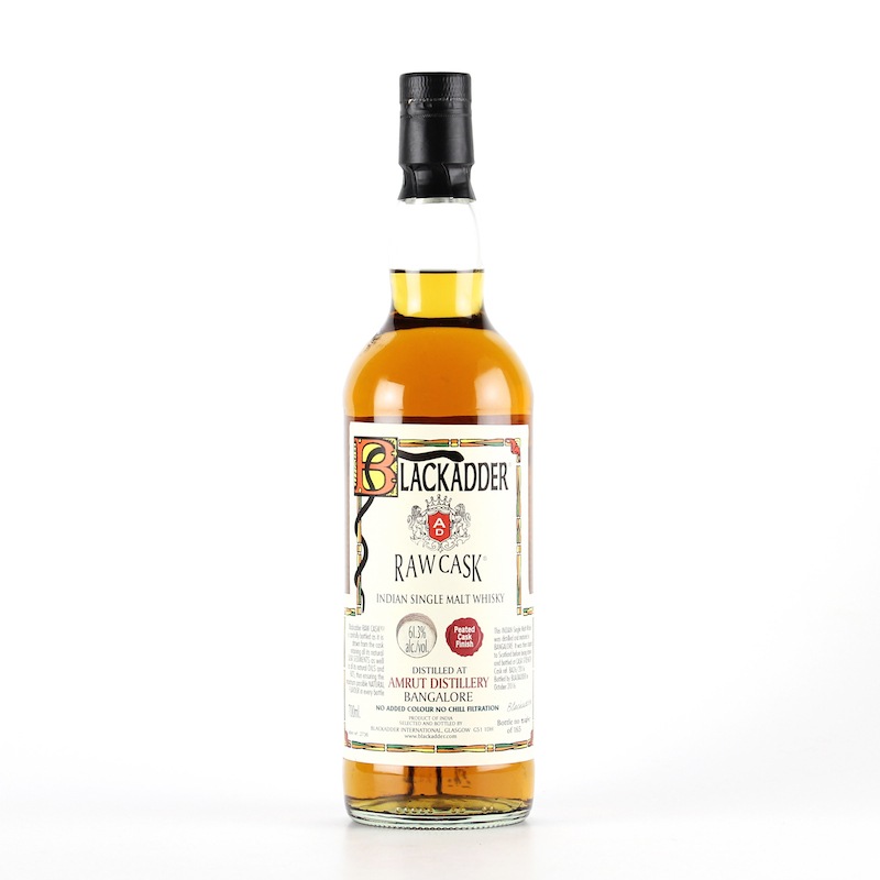 BLACKADDER RAW CASK AMRUT PEATED CASK FINISH Cask ref:BA26/2016 61.3%