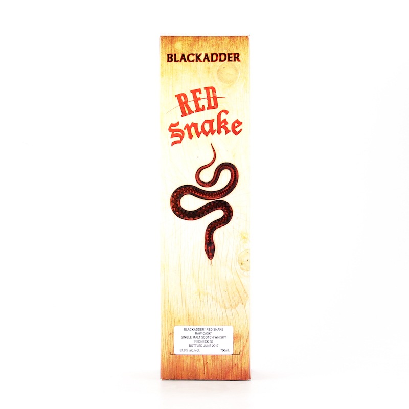 BLACKADDER RED SNAKE RAW CASK Cask Ref:Redneck 30 57.9%