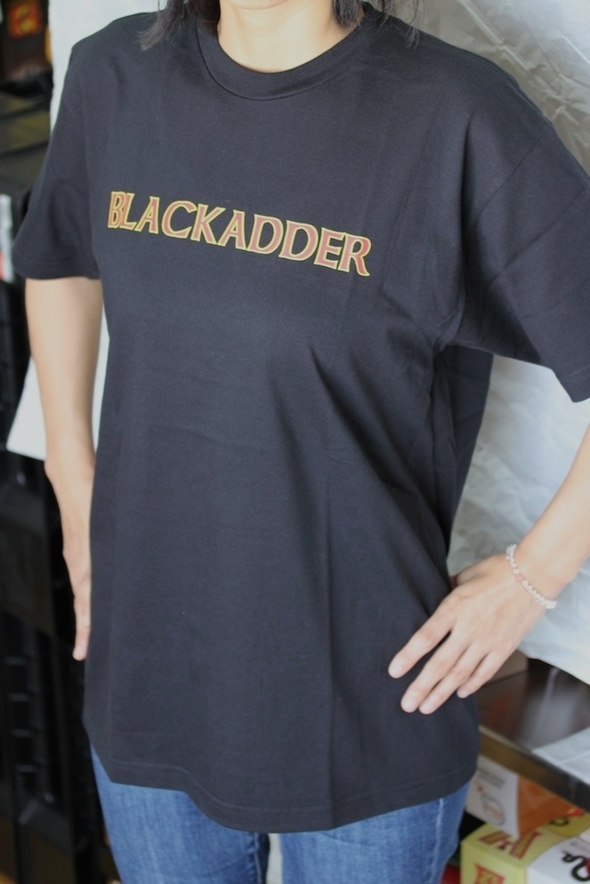 BLACKADDER T-SHIRT BLACK L