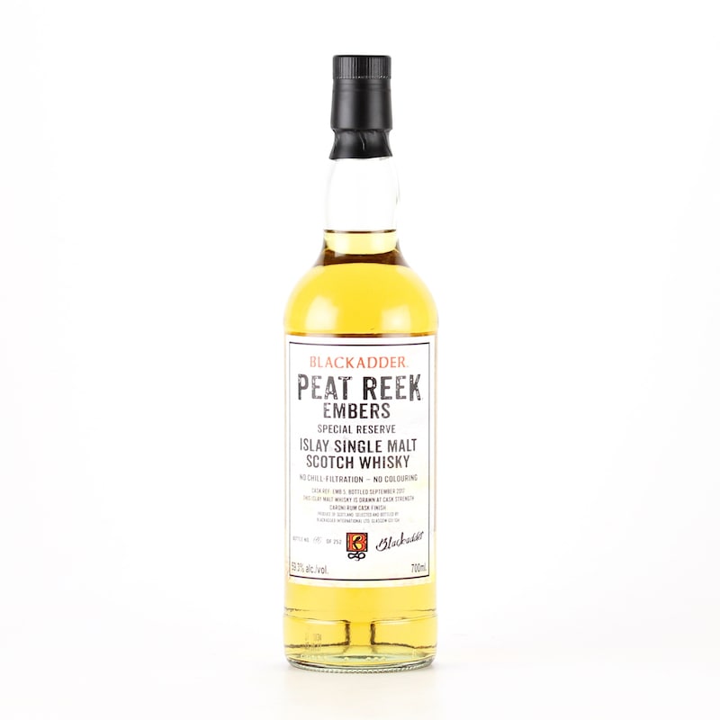 BLACKADDER PEAT REEK EMBERS CARONI RUM CASK FINISH Cask Ref:EMB 5 59.3%