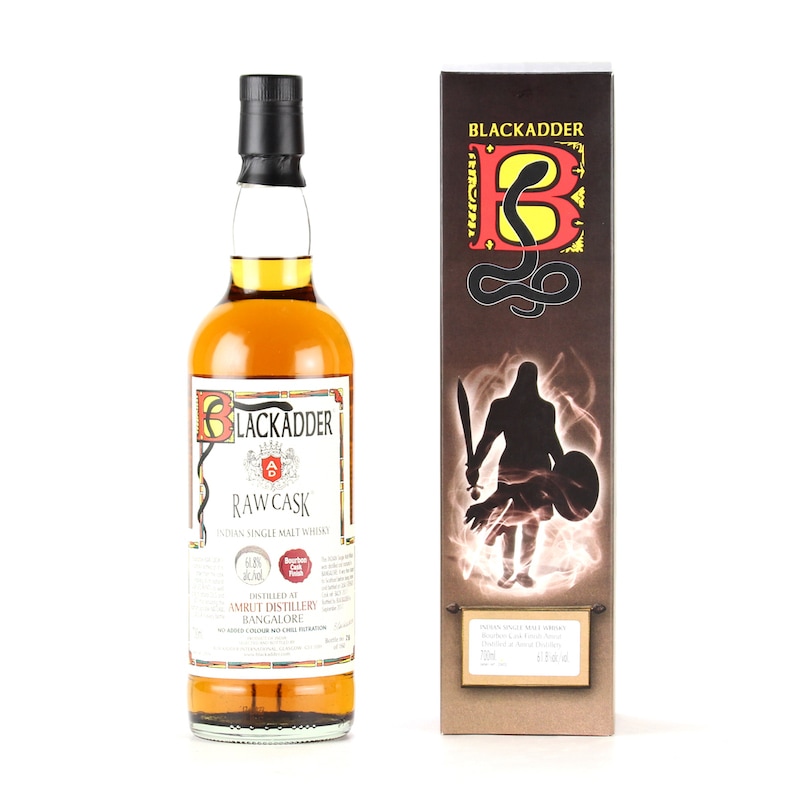 BLACKADDER RAW CASK AMRUT BOURBON CASK FINISH Cask REF:BA 28-2017 61.8%