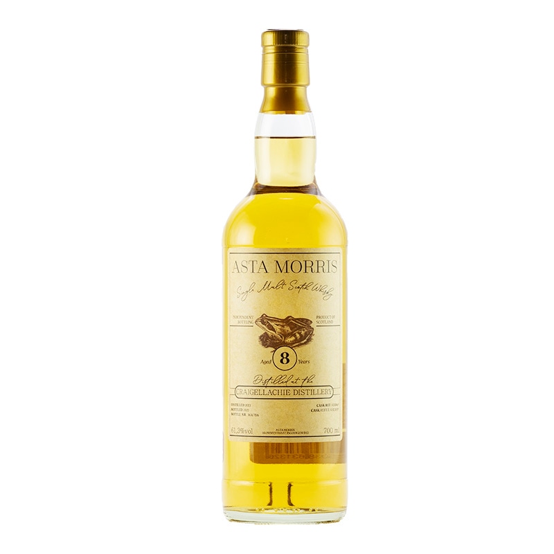 【ラベルキズ】ASTA MORRIS CRAIGELLACHIE 2013/2021 8yo REFILL SHERRY CASK 61.3%