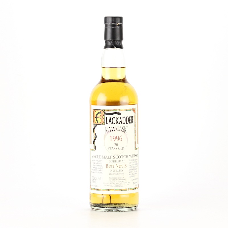 BLACKADDER RAW CASK BEN NEVIS 1996 20YO HOGSHEAD No.1570 53.2%