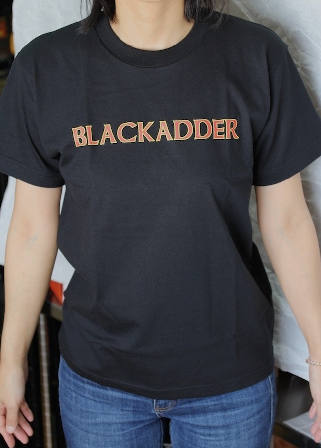 BLACKADDER T-SHIRT BLACK S