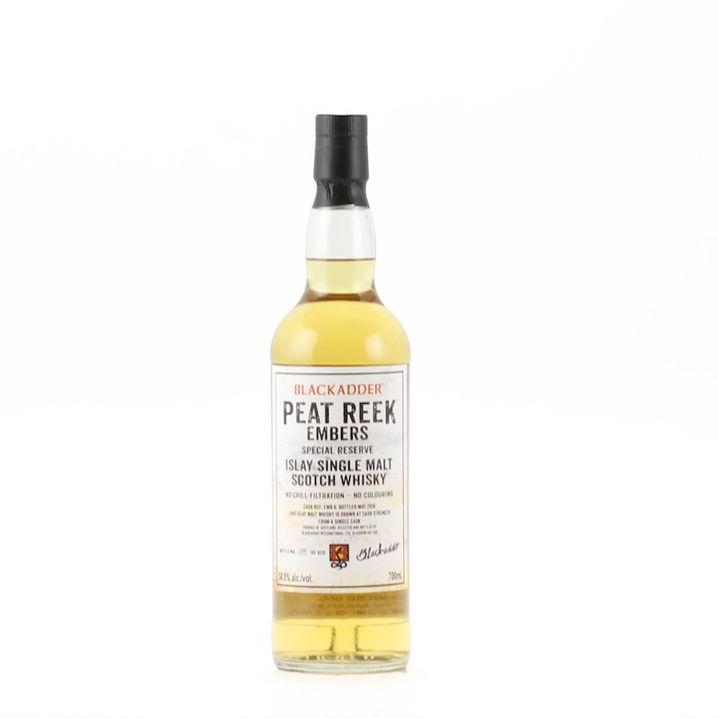 BLACKADDER PEAT REEK EMBERS ISLAY SINGLE MALT SCOTCH WHISKY Cask Ref: EMB6 58.5%