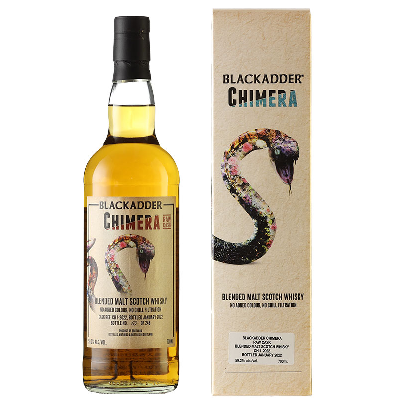 BLACKADDER BLENDED MALT SCOTCH WHISKY RAW CASK CHIMERA Cask Ref: CH 1-2022 59.2%