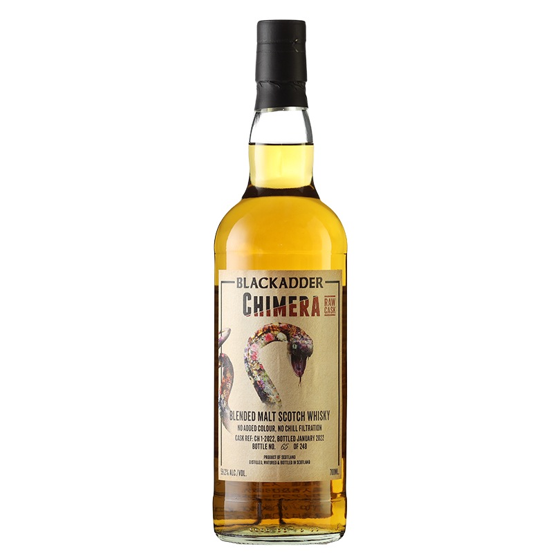 BLACKADDER BLENDED MALT SCOTCH WHISKY RAW CASK CHIMERA Cask Ref: CH 1-2022 59.2%