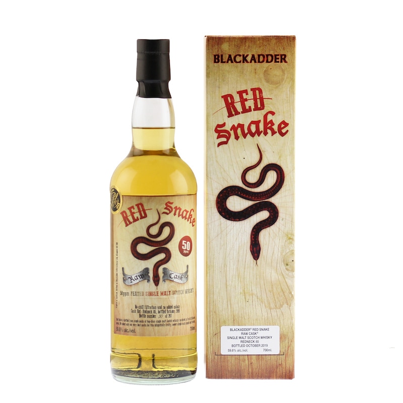 BLACKADDER RED SNAKE RAW CASK Cask Ref: Redneck 85 50ppm 59.6%