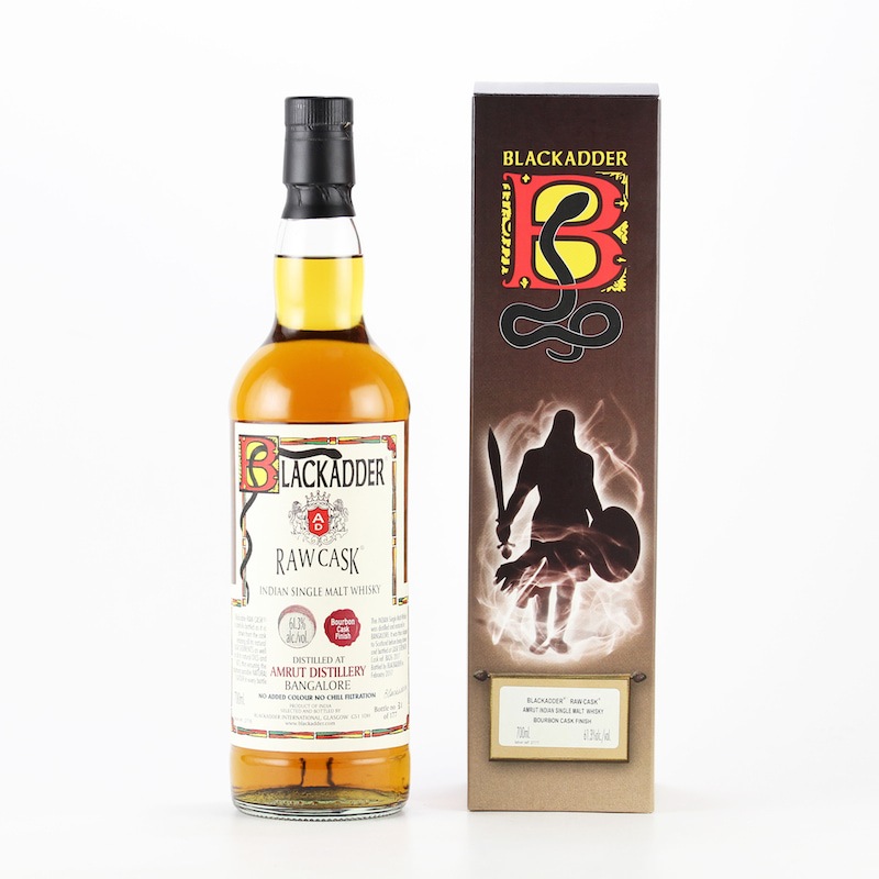BLACKADDER RAW CASK AMRUT BOURBON CASK FINISH Cask ref:BA26-2017 61.3%