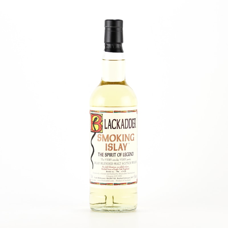BLACKADDER SMOKING ISLAY ISLAY BLENDED MALT SCOTCH WHISKY Cask ref