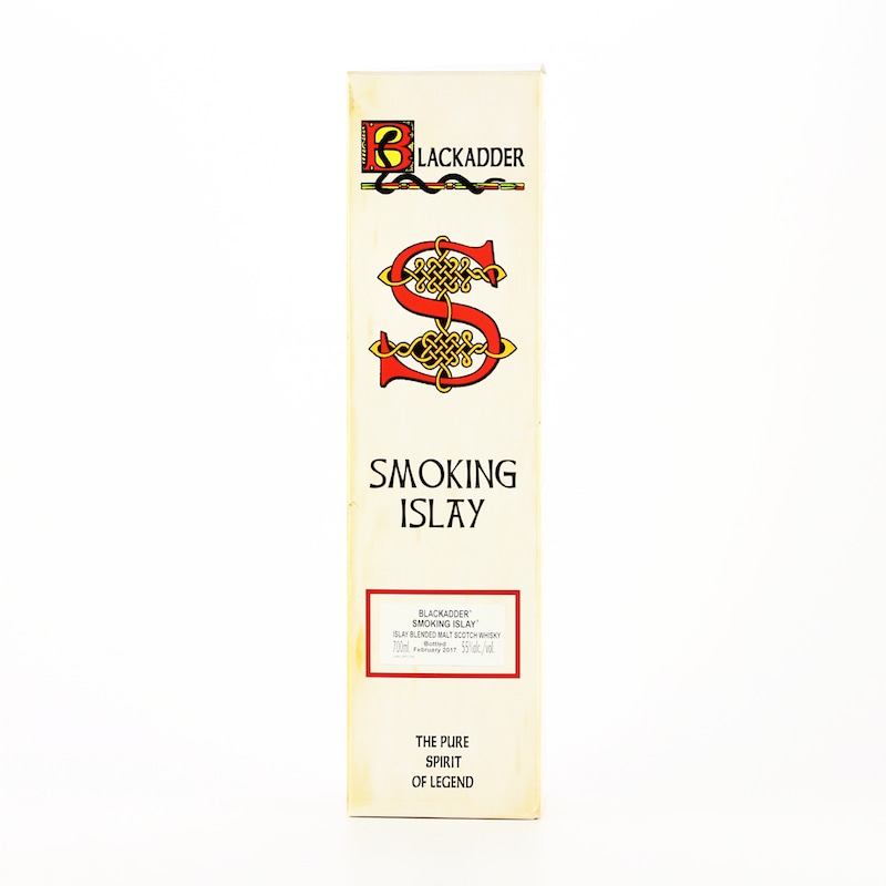 BLACKADDER SMOKING ISLAY ISLAY BLENDED MALT SCOTCH WHISKY Cask ref:BA2017/01 55%