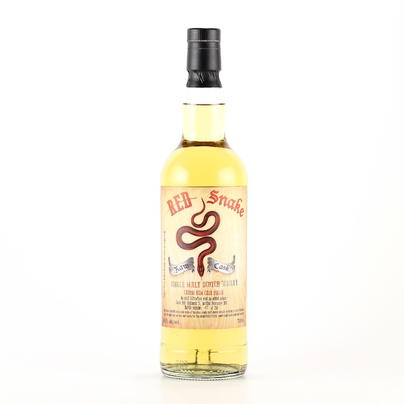 BLACKADDER RED SNAKE RAW CASK CARONI RUM CASK FINISH Cask ref:Redneck 27 59.5%