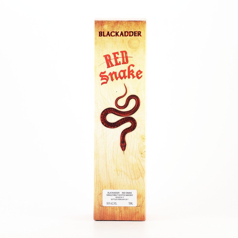 BLACKADDER RED SNAKE RAW CASK CARONI RUM CASK FINISH Cask ref:Redneck 27 59.5%