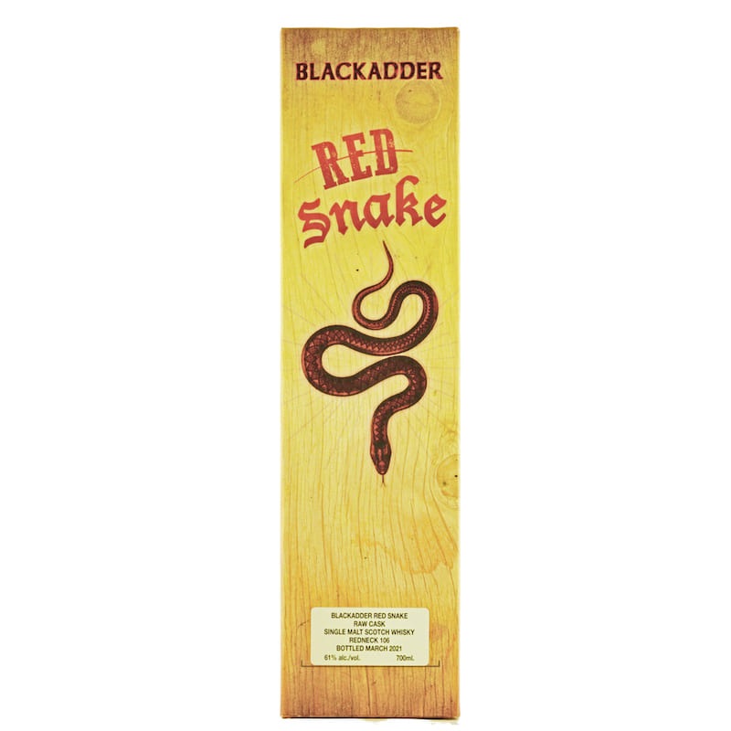 BLACKADDER RAW CASK RED SNAKE 106 50PPM Cask Ref: RN106 61%