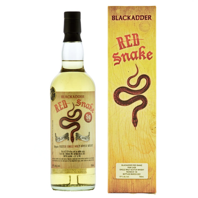 BLACKADDER RAW CASK RED SNAKE 106 50PPM Cask Ref: RN106 61%