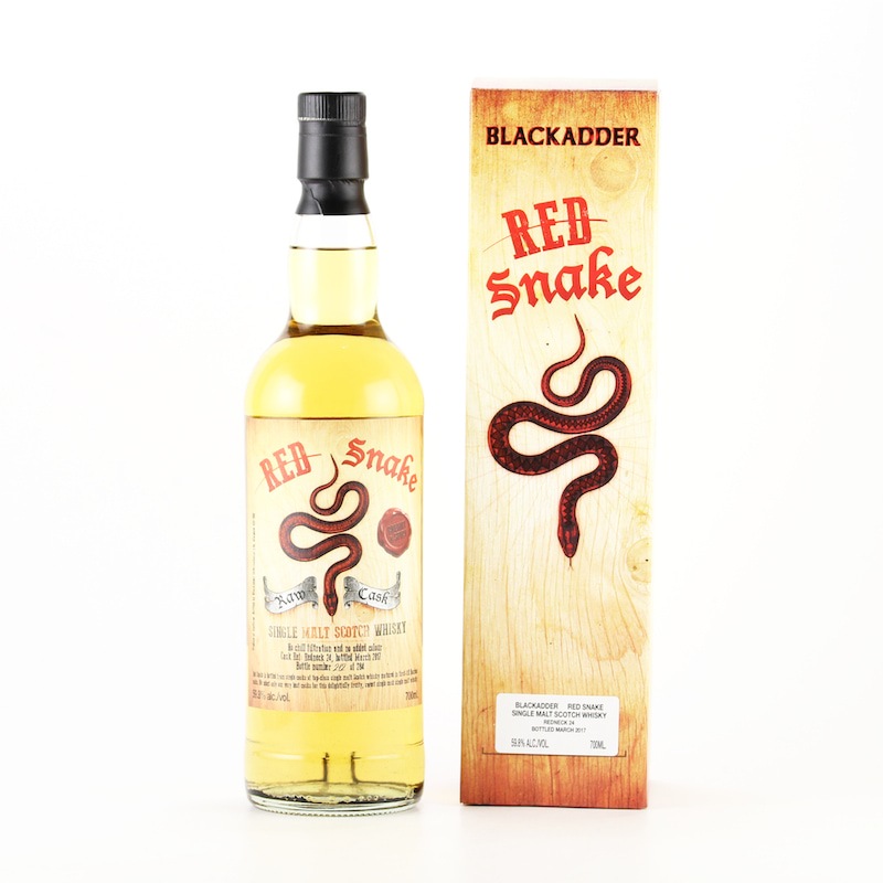 BLACKADDER RED SNAKE RAW CASK Cask ref:Redneck 24 CREAMY&SPICY 59.8%
