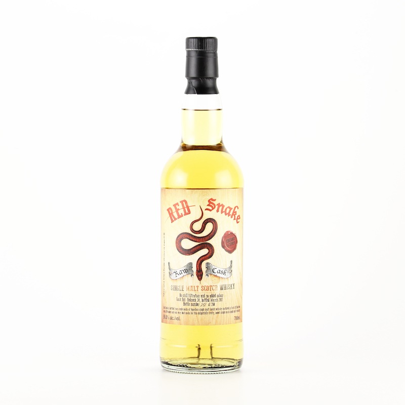 BLACKADDER RED SNAKE RAW CASK Cask ref:Redneck 24 CREAMY&SPICY 59.8%