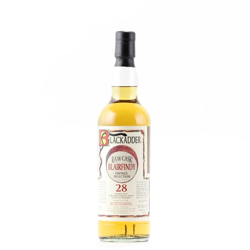 BLACKADDER RAW CASK BLAIRFINDY 1989 28YO Cask Ref: BF 2018-1 46.3%