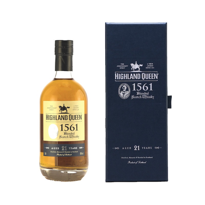 HIGHLAND QUEEN 1561 21YO BLENDED SCOTCH WHISKY 40%
