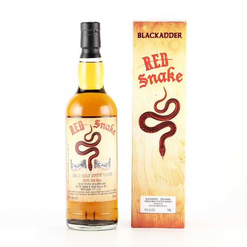 BLACKADDER RED SNAKE RAW CASK SHERRY CASK FINISH Cask ref:Redneck 26 59.5%
