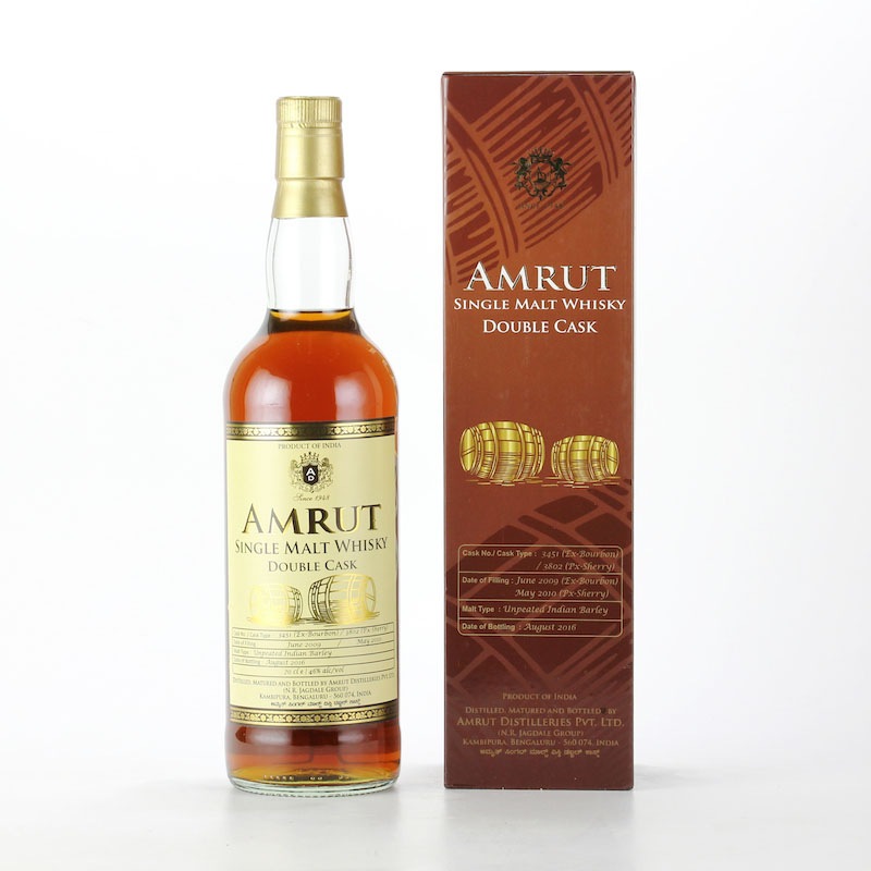 AMRUT SINGLE MALT WHISKY DOUBLE CASK Cask No.3451/3802 46