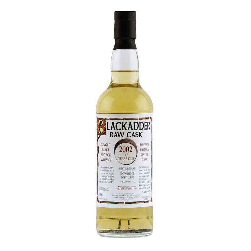 BLACKADDER RAW CASK BOWMORE 2002 17YO Cask ref:20199 53.4%