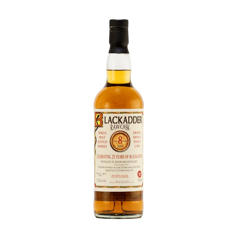 BLACKADDER RAW CASK BALBLAIR 2012 8YO SHERRY CASK CELEBRATING 25
