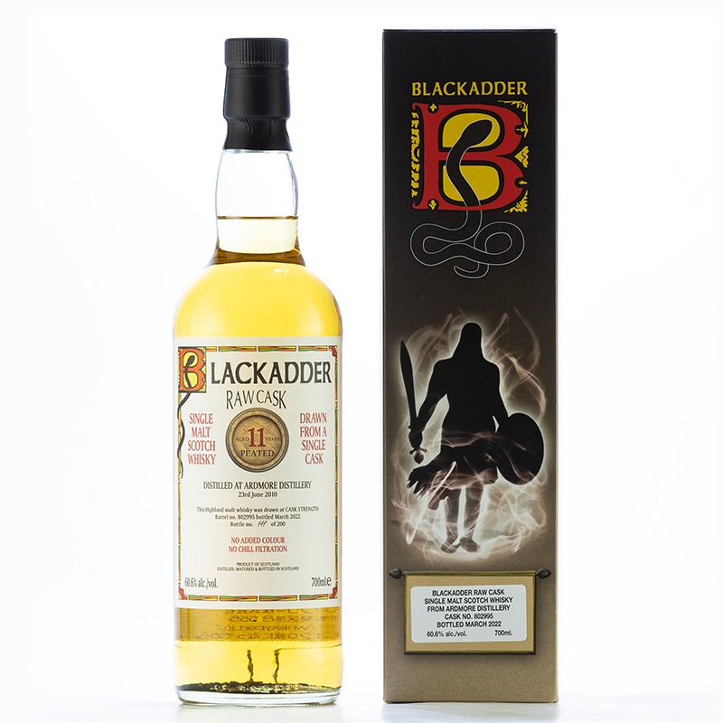 BLACKADDER RAW CASK ARDMORE 2010 11YOPEATED Cask No:802995 60.6%