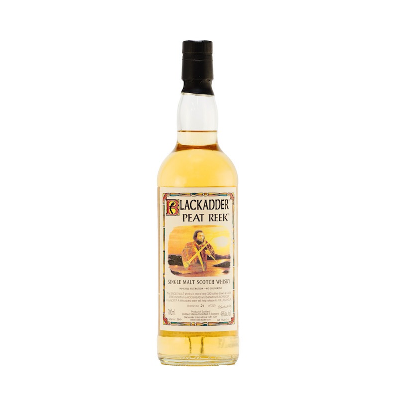 BLACKADDER PEAT REEK NON ISLAY SINGLE MALT SCOTCH WHISKY Cask Ref. PR2017-6 46%