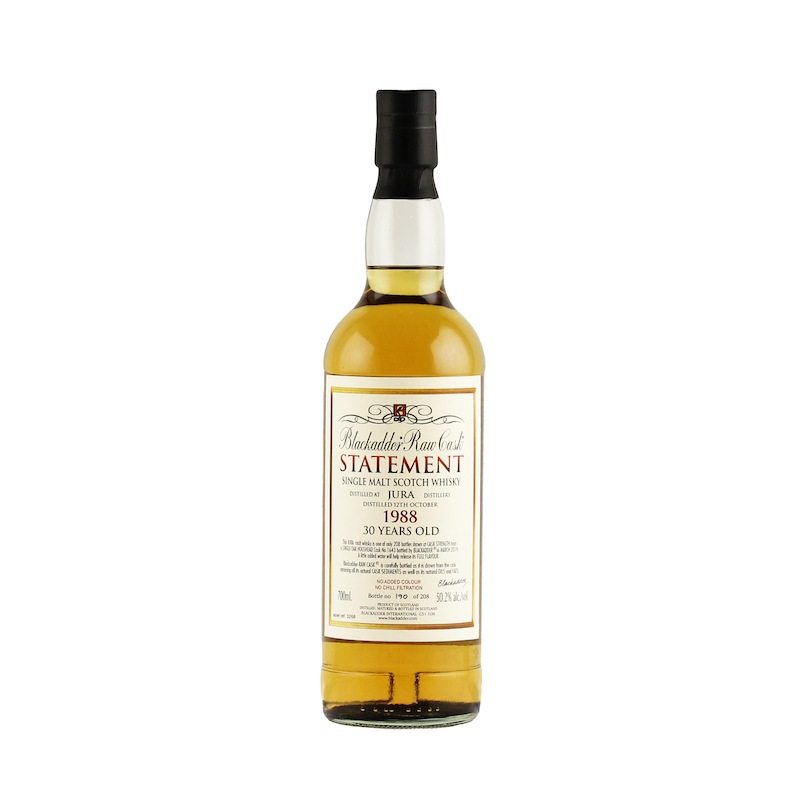 BLACKADDER STATEMENT NO.32 RAW CASK JURA 1988 30YO Cask No.1643