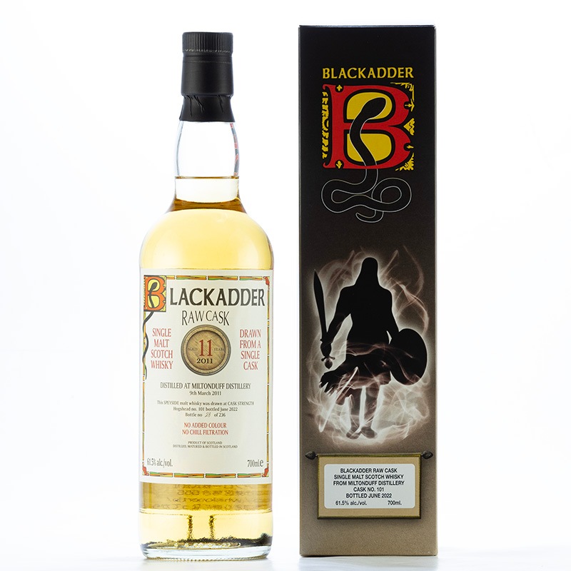 BLACKADDER BLACKADDER RAW CASK MILTONDUFF 2011 11YO HHD Cask No:101 61.5%