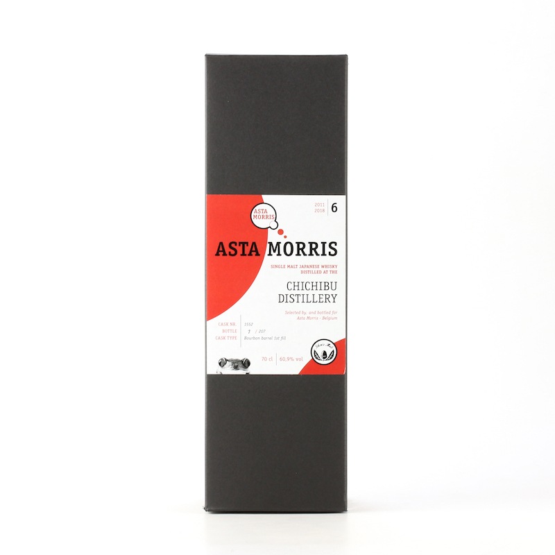 Asta Morris Chichibu 2011/2018 6yo Bourbon Barrel 1st fill Cask No.1552 60.9%