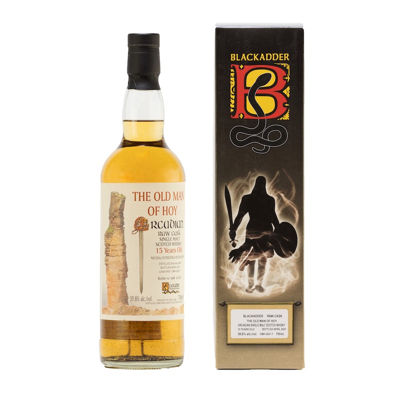 【箱傷あり】BLACKADDER RAW CASK THE OLD MAN OF HOY ORCADIAN 2005 15YO  CASK REF: OMH 2021-1 59.8%