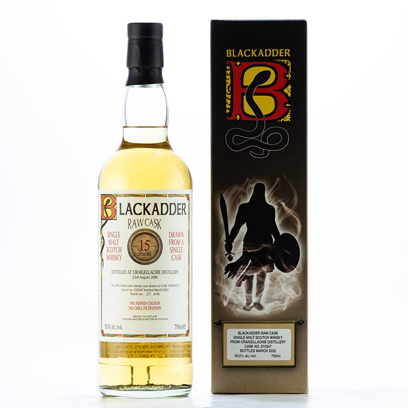 BLACKADDER RAW CASK CRAIGELLACHIE 2006 15YO Cask No:810247 58.8%