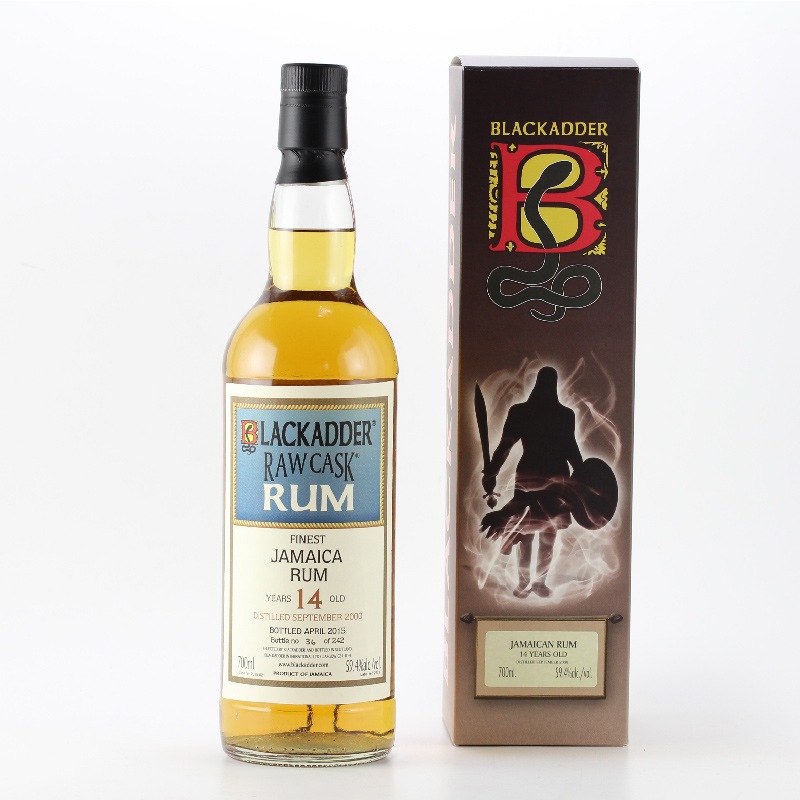 BLACKADDER RAW CASK JAMAICA RUM 2000 14yo Cask Ref:2015-021 59.4%