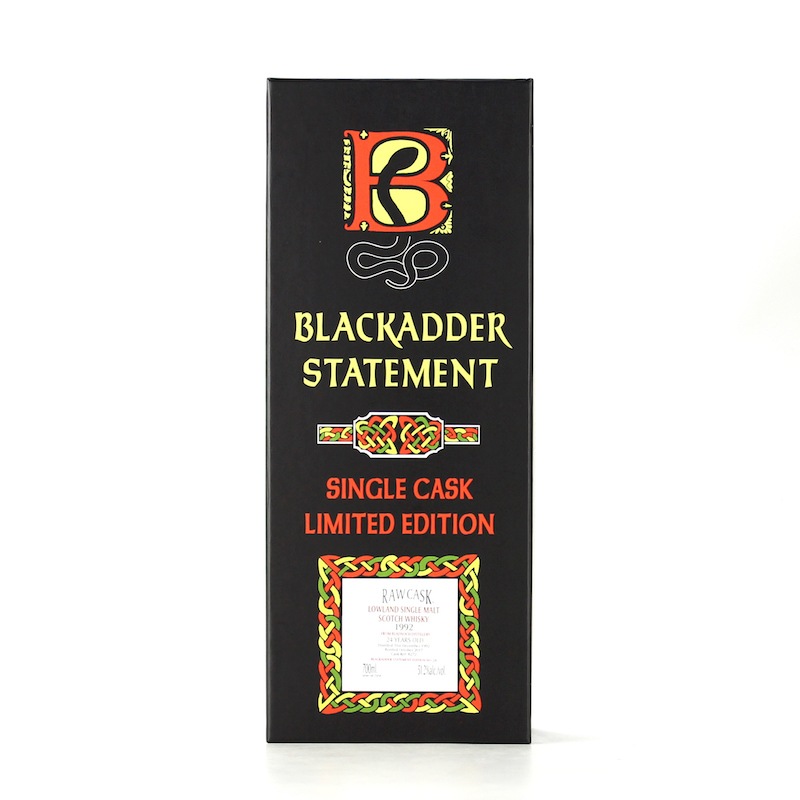 BLACKADDER STATEMENT NO.28 RAW CASK BLADNOCH 1992 24YO WINE CASK FINISH Cask No.8272 51.2%