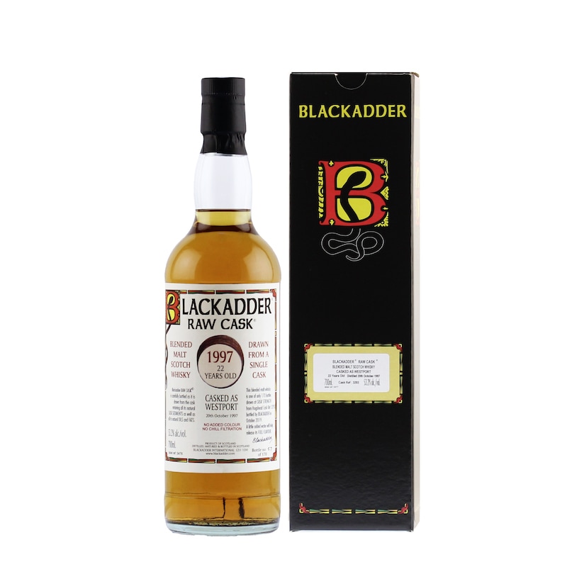 BLACKADDER RAW CASK WESTPORT 1997 22YO Cask Ref:3293 53.2