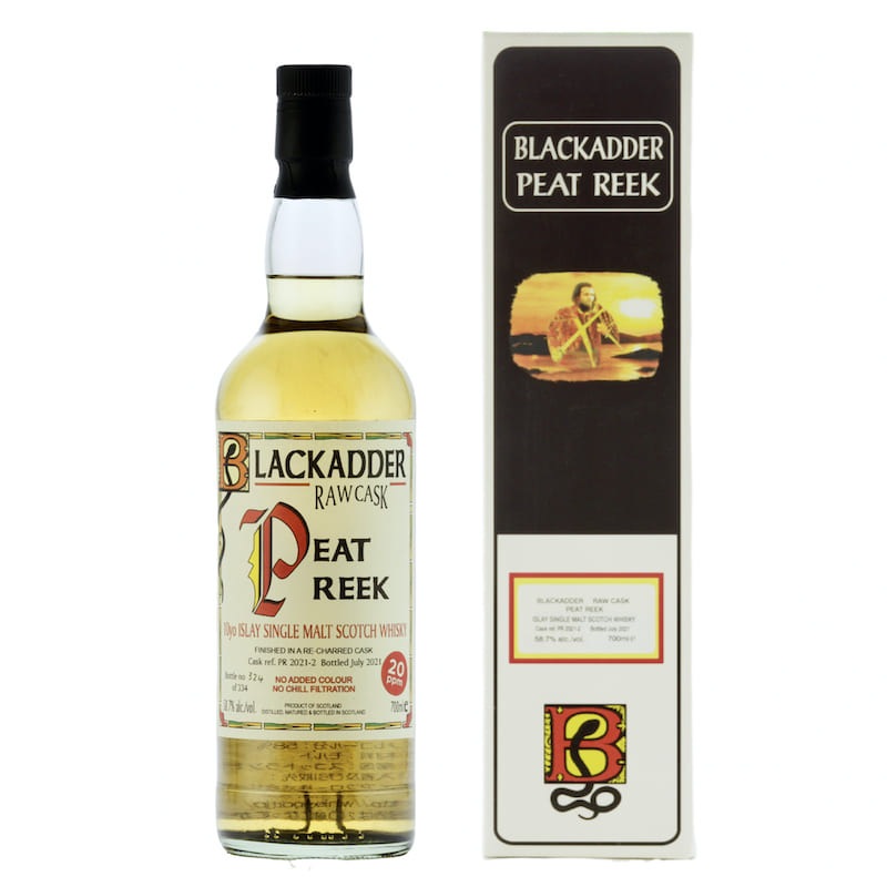 BLACKADDER RAW CASK PEAT REEK 10YO RE-CHARRED CASK 20ppm Cask Ref