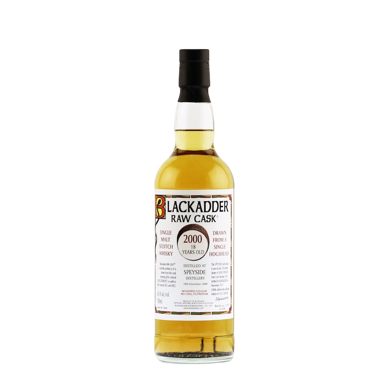 ウイスキー BLACKADDER RAW CASK 18 YEARS OLD BLACKADDER RAW CASK SPEYSIDE 2000 18YO Cask Number2803 56.1