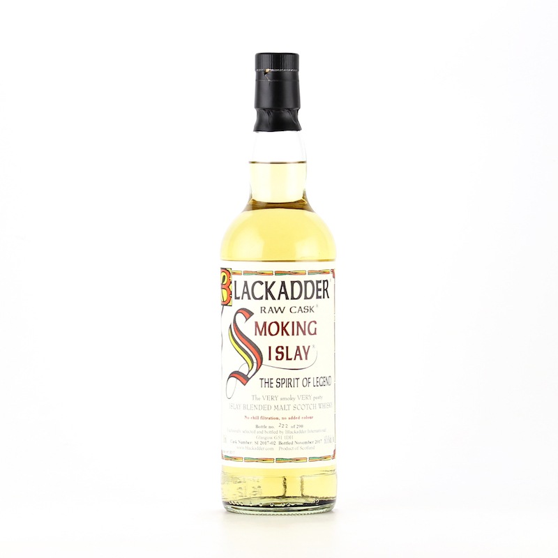 【箱つぶれ・ラベルキズ】BLACKADDER RAW CASK SMOKING ISLAY BLENDED MALT SCOTCH WHISKY Cask ref:SI2017-02 60.6%
